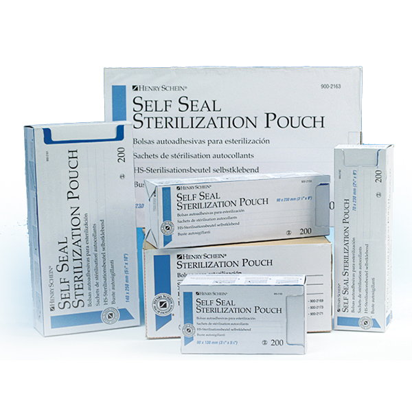 Sachets de stérilisation autocollant (boite de 200)